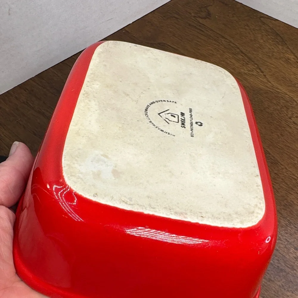 Sweejar Red Ceramic Eco-Friendly Small 7.5